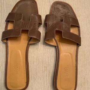 Hermes Oran Sandals Women size 39